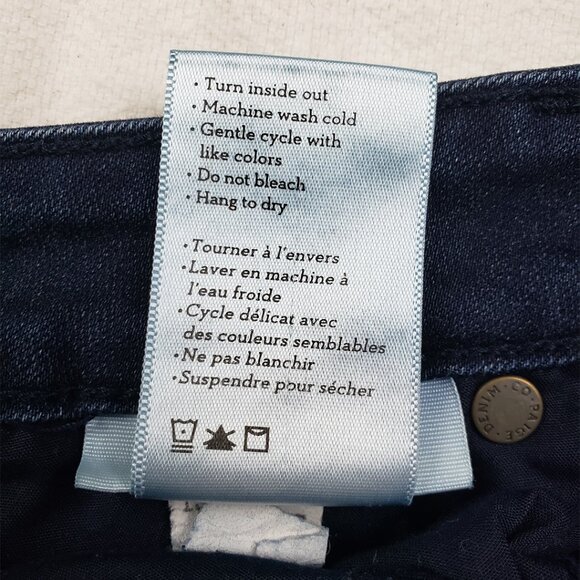 Paige Verdugo Ultra Skinny Jeans Size 27 Dark Wash Straight Leg Stretch Denim - Picture 12 of 16